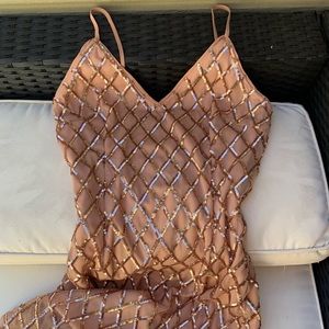 Rose Gold Sequin Dress | Size M | Forever 21